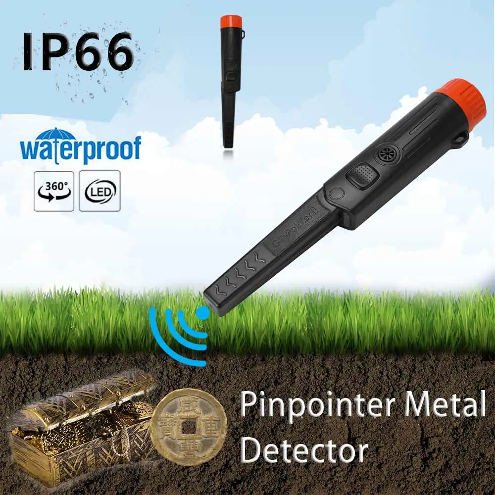 

Professional Handheld Metal Detector Supplier Pin Pointer Gold Detector IP68 Waterproof Head Pinpointer For Coin Gold