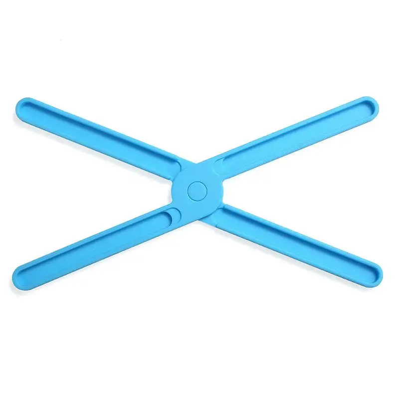 

1PCS Trivet Mat Foldable Heat-Resistant Non-slip Adjustable Silicone Hot Pod Pad Bowl Coaster Drink Mat Placemat Tableware