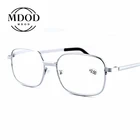 Новые Модные металлические очки для чтения с полной оправой простые удобные мужские женские универсальные очки для чтения для пожилых людей от + 1,0 до + 4,0