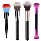 Одиночная Кисть для макияжа GUJHUI, двусторонняя Рассыпчатая кисть для пудры лицо косметическая пудра, основы, румян, инструмент для макияжа