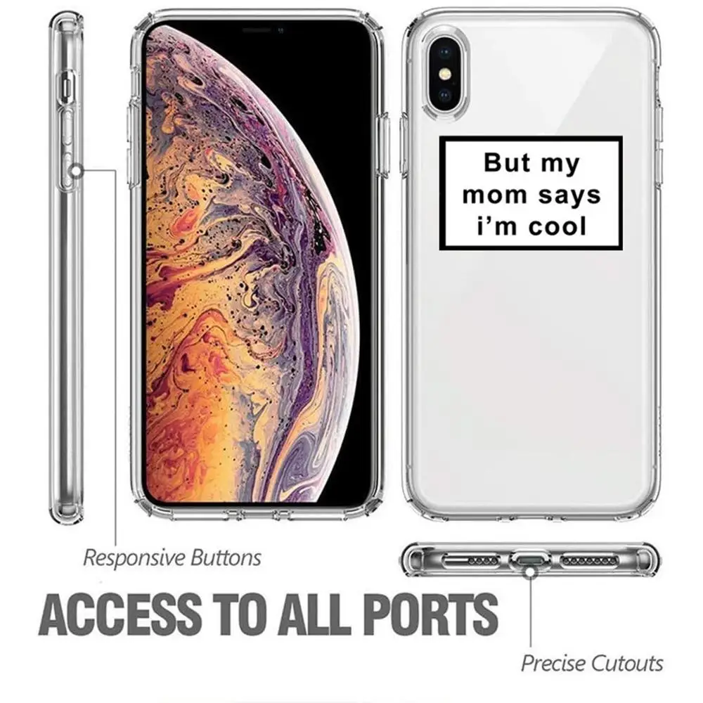 Стильный мобильный телефон с надписью чехол для iPhone SE 11 8 7 6s Plus Pro X XS MAX XR защитный