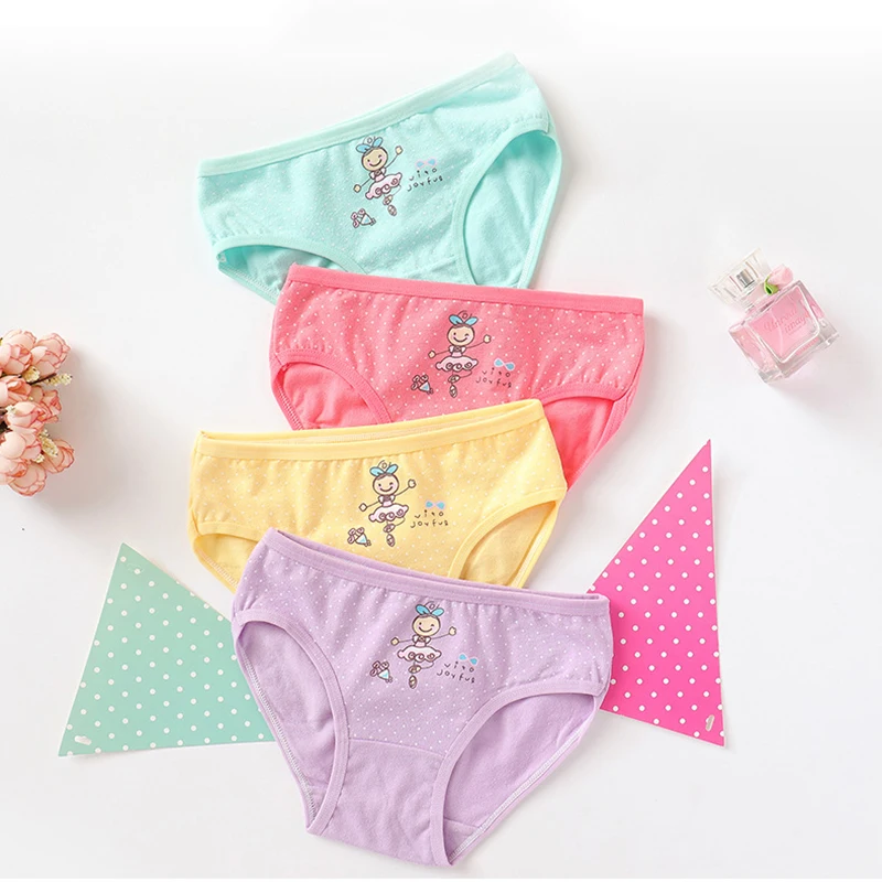 Трусы хлопковые для девочек 4 шт./лот |