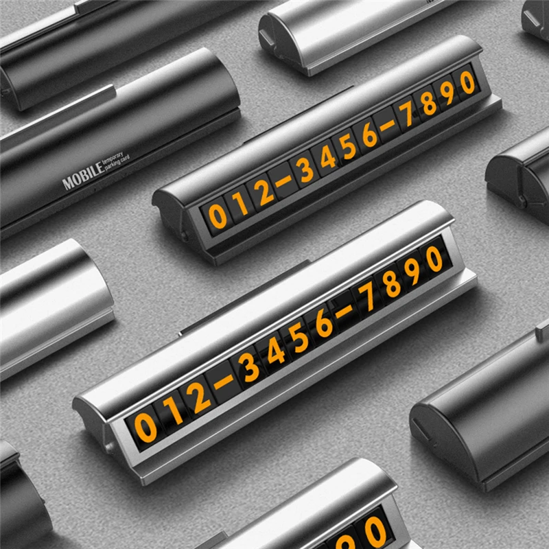 Автомобильная парковочная карта Временный стоп знак наклейка с номером телефона