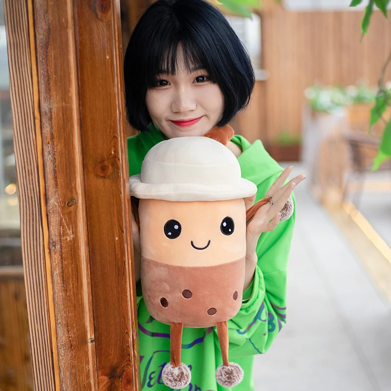 Милая и креативная жемчужная молочная чайная подушка для девочки Спящая в