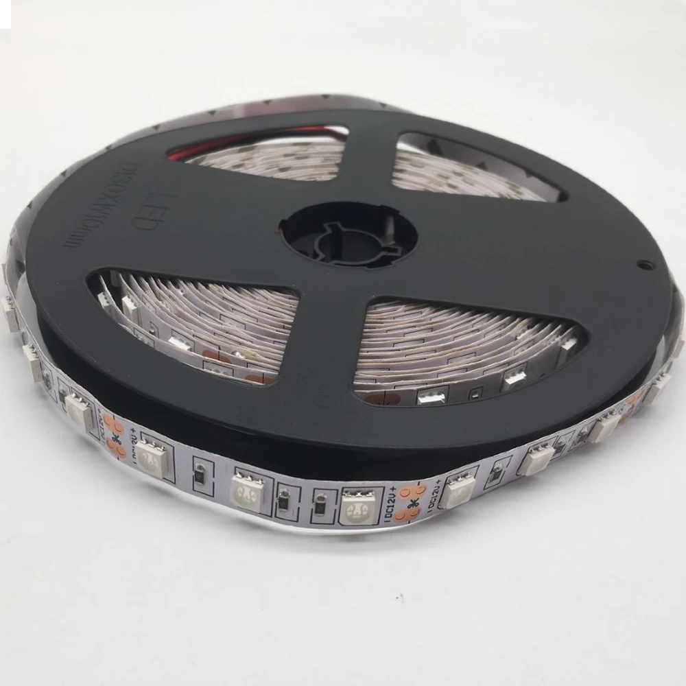 УФ светодиодная ленсветильник 5050 SMD 60Led s/m 395-405nm ультрафиолетовая Диодная лента