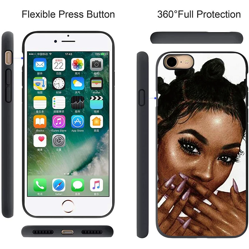 Силиконовый чехол для телефона Xiaomi mi 8 A2 Lite A1 A3 9 9T SE 5X 6X MAX 3 Black Girl women красный Note 7 6 Pro