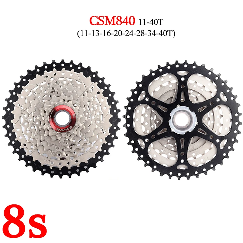 Кассета BOLANY для горного велосипеда 8s 9s 10s 11s велосипедная кассета 11-40/42/46/50T