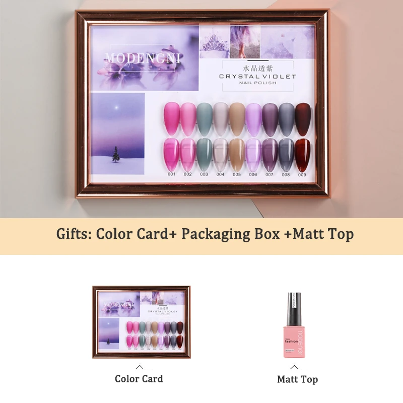 ANLYLAN набор гель-лаков для ногтей 9 шт. разных цветов маникюра лак Полуперманентная