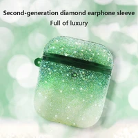 fashion luxury stone airpods case for airpods 1 2 wireless headphone cover for air pods case girls airpods case cover