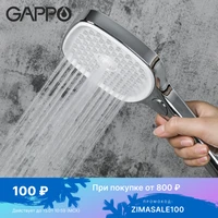 gappo round square shower head chrome high pressure ultra thin shower head faucet ducha