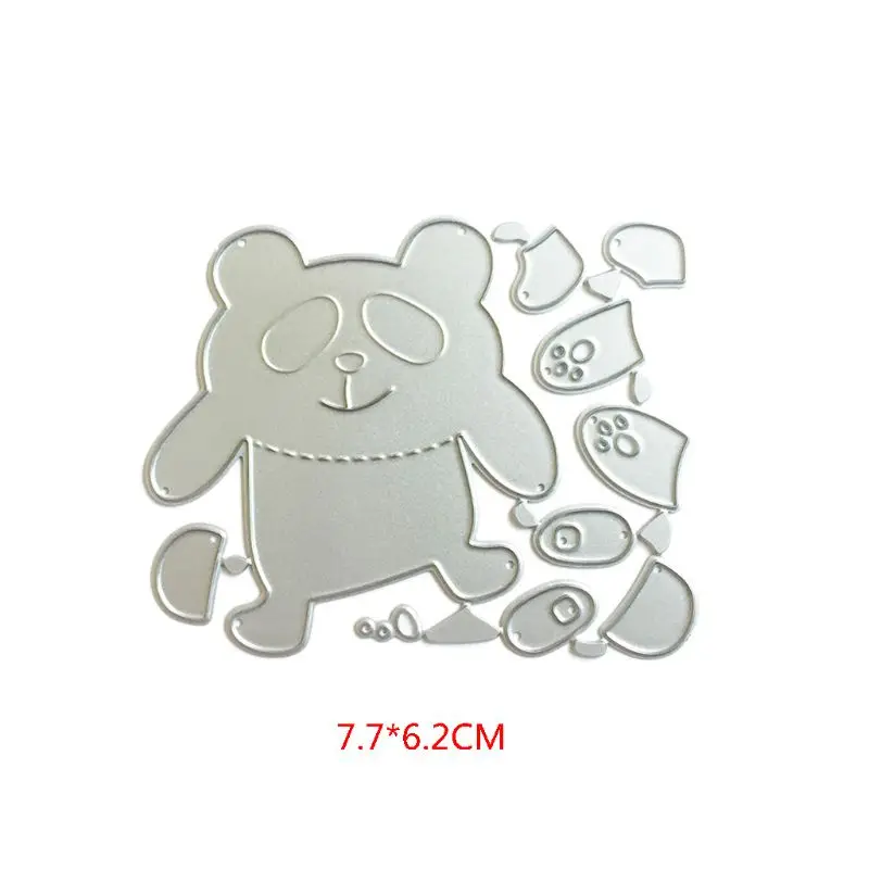 2020 панды резки металла плашки Трафаретный Скрапбукинг DIY штамп для альбомов