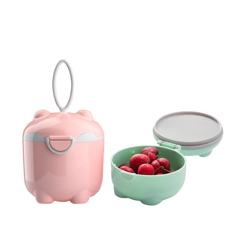 

Baby Milk Powder Dispenser Portable Formula Milk Storage Box with Scoop Toddler Essentials Cereal Holder Formula Dispenser