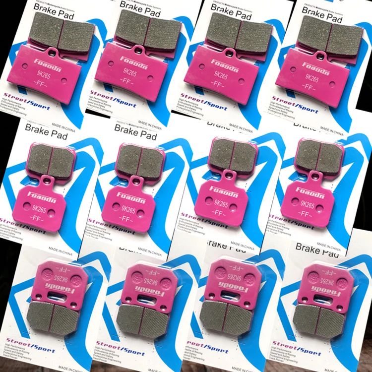 Мотоцикл спеченные запасные части тормозные колодки Набор для Adelin/PRM/Frando 82 мм 84 40