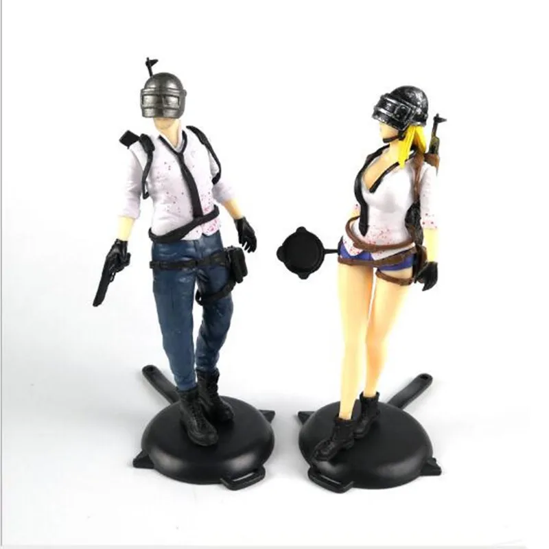 Одна деталь 18 см игры Playerunknowns боя PUBG персонажа мужского и женского пола