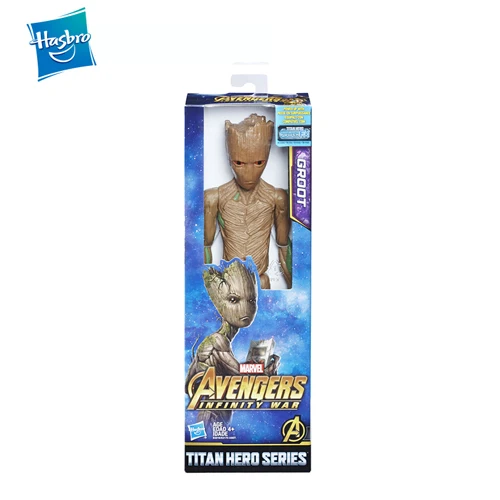GROOT Hasbro Marvel Мстители Бесконечность войны Starforce супер герой 1" эндшпиль Титан герой серии человек паук Железный человек енот Доктор Стрэндж - Цвет: GROOT