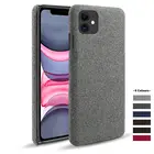 Чехол для iPhone 13 pro max, ткань для X XR Xs MAX 7 8 Plus SE 2020, тканевая текстура, противоскользящий чехол для iPhone 12 11 mini pro max