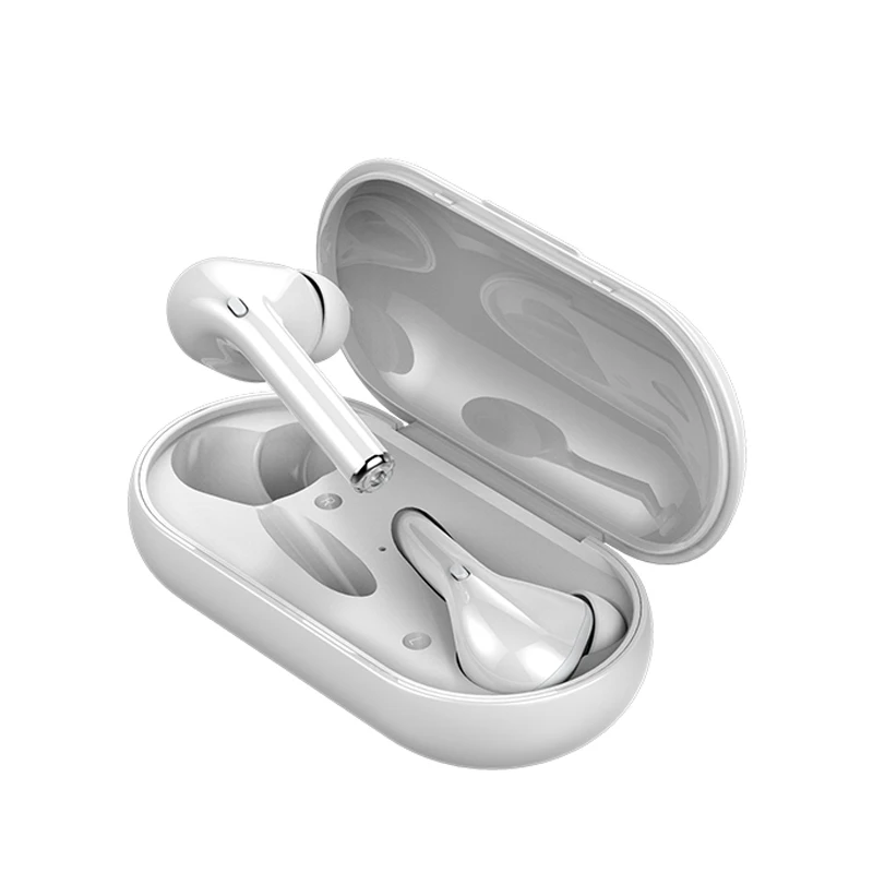 White Bluetooth наушники 5,0 M6S TWS Беспроводная bluetooth-гарнитура для IOS Android водонепроницаемые наушники Handfree наушники fone de ouvido - Цвет: White