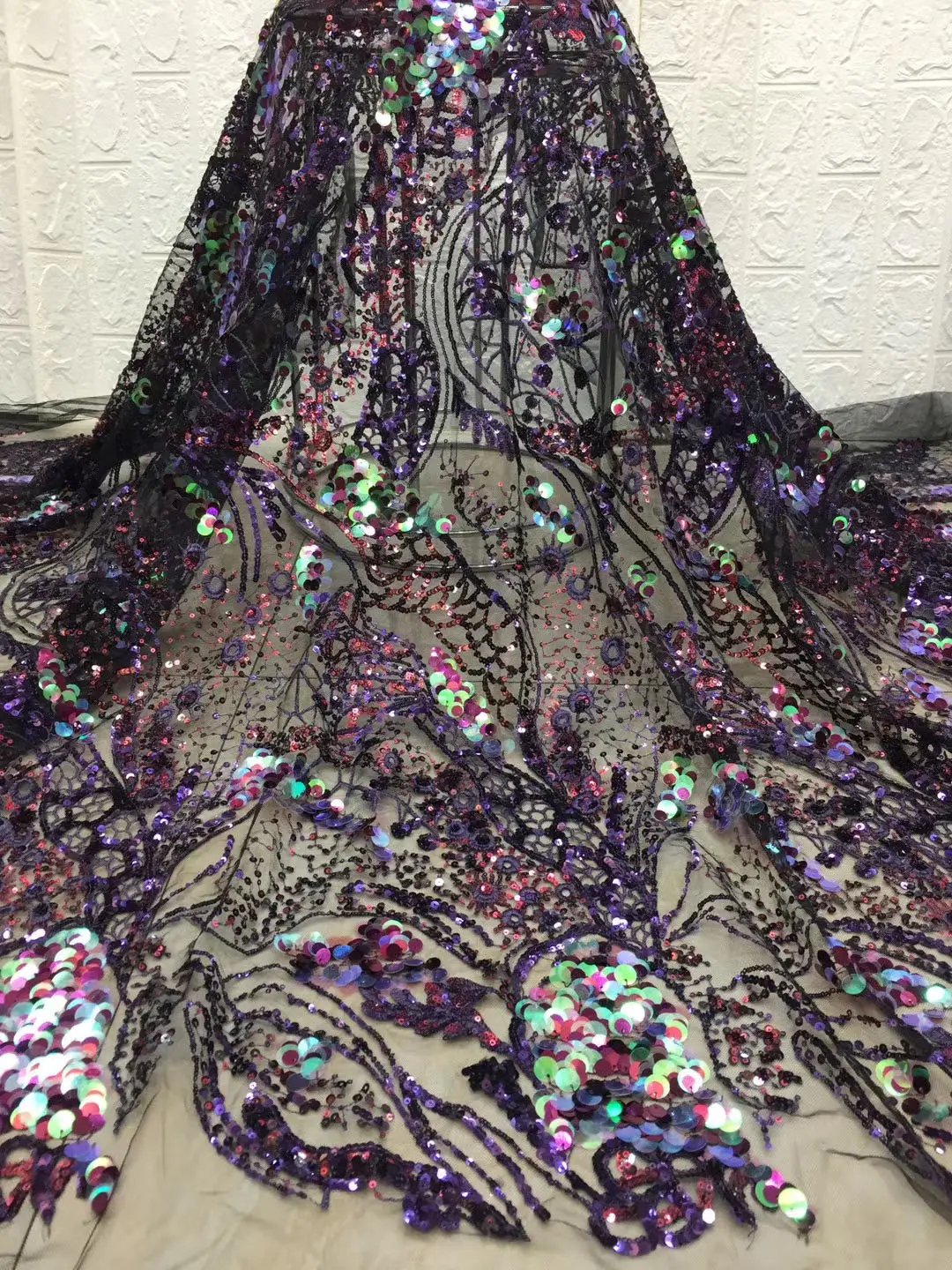 

Африканская кружевная ткань с блестками новейшая ткань 2020 Высококачественная кружевная ткань Нигерия Тюль кружевная ткань FJ40701