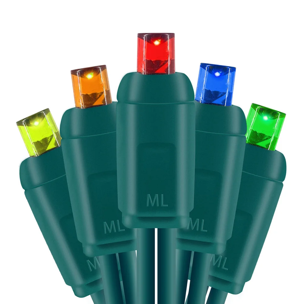 50 штук 5 мм мини светодиодные лампы разноцветные гирлянды для украшения