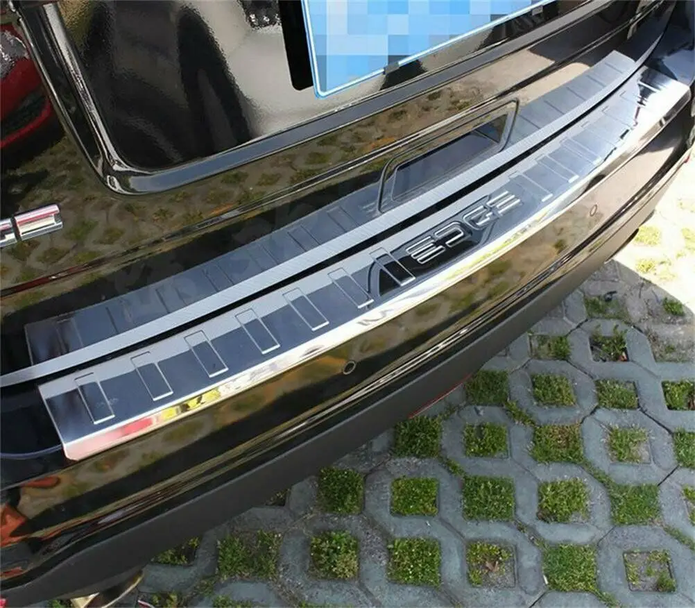 Подходит для Ford Edge 11 2014 из нержавеющей стали заднего бампера Защитная Накладка