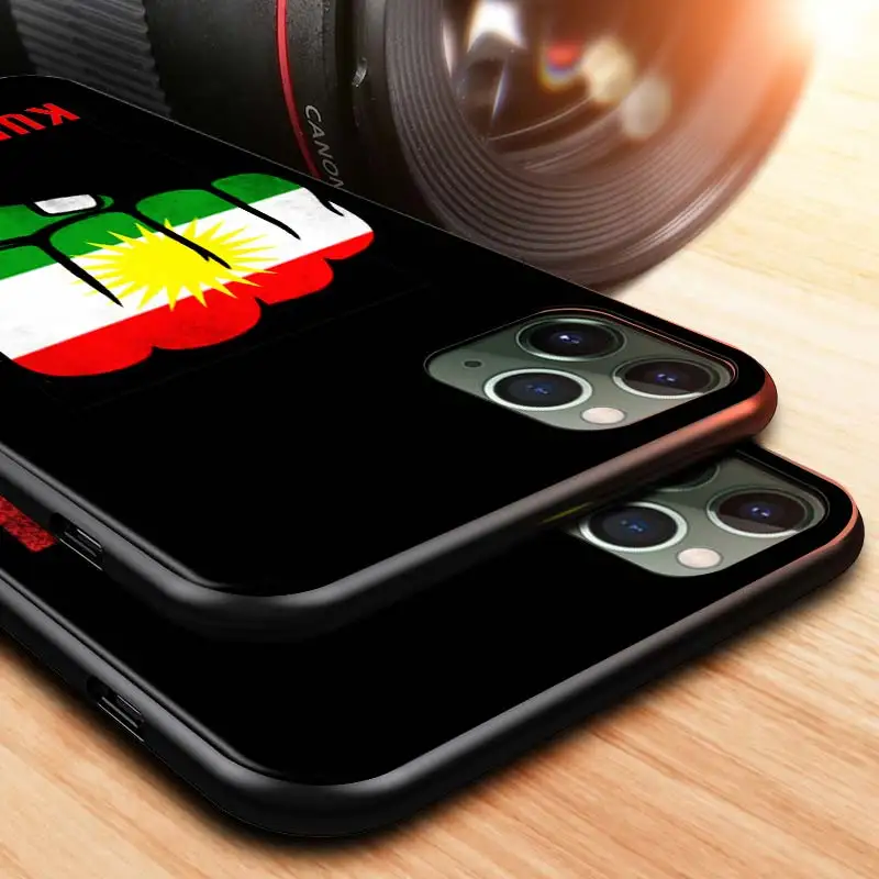 

Kurdistan Flag For Apple iPhone 12 Pro Max Mini 11 Pro XS Max X XR 6S 6 7 8 Plus 5S SE2020 Black Phone Case