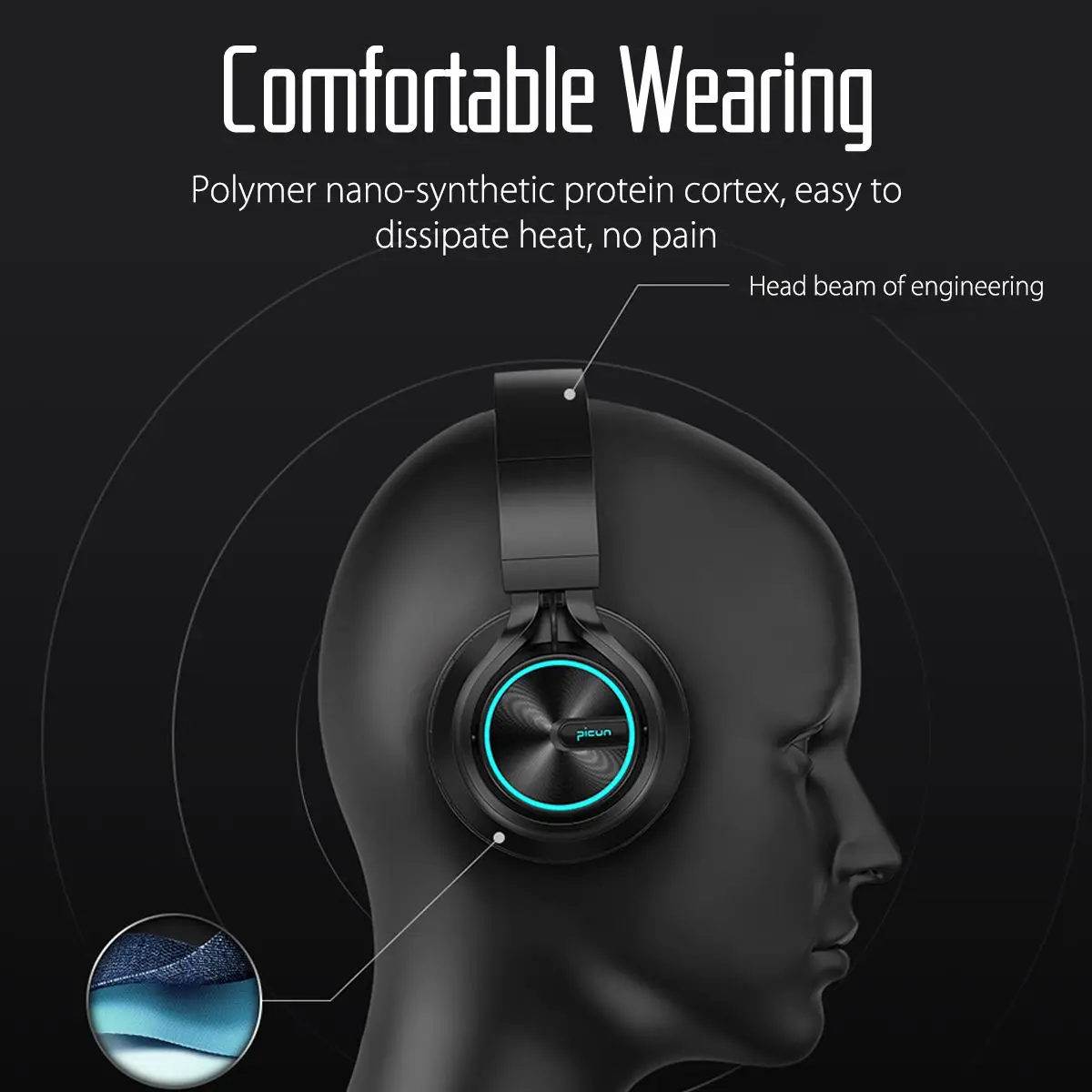 B6 беспроводные наушники bluetooth HiFI стерео Складная гарнитура светодиодный свет MP3 TF FM 3,5 мм наушники с микрофоном для телефона
