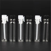 30pcs 1ml2ml3ml glass perfume bottle sample tester vials small test tube essential oil aromatherapy dripping stick container