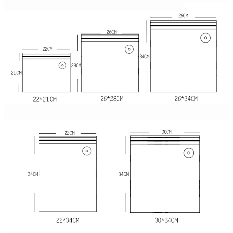 Новый вакуумный упаковщик сжатые мешки для хранения продуктов прозрачный