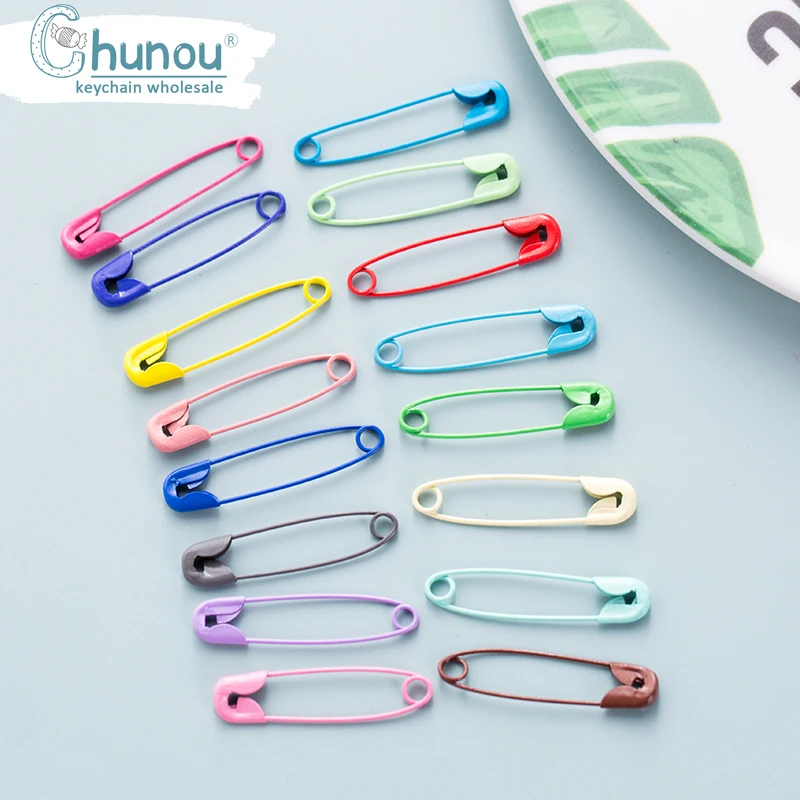 100 шт./лот 18 цветов конфетная краска булавка брелок амулеты 30 мм Металлическая