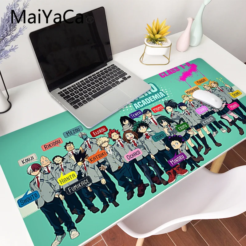 

My Hero Academia mouse pad 70x30cm gaming mousepad anime gadget office notbook desk mat laptop padmouse games pc xxl gamer mats