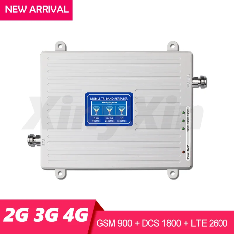 Трехдиапазонный усилитель 2G 3G 4G 900 1800 2600 GSM DCS/LTE ретранслятор сотовой