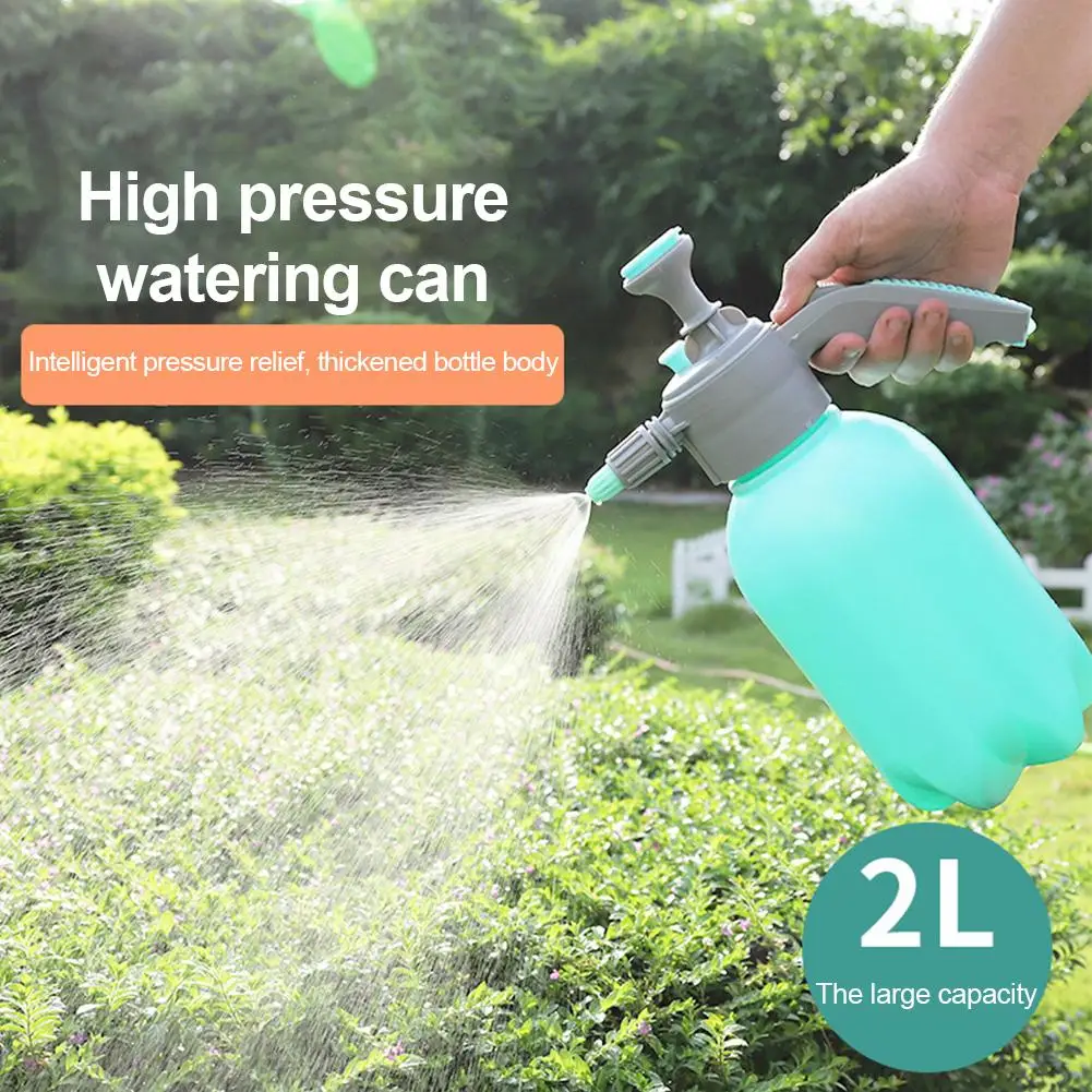 

2L High Pressure Watering Can Spray Bottle Water Sprayer Air Pressure Sprayer Garden Sprayer For Watering Cleaning Car Washing