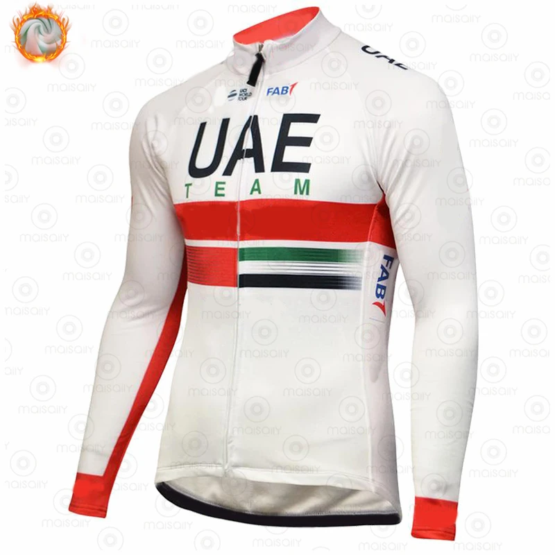 Командные велокостюмы ОАЭ Зимние флисовые мужские горные костюмы велосипедная