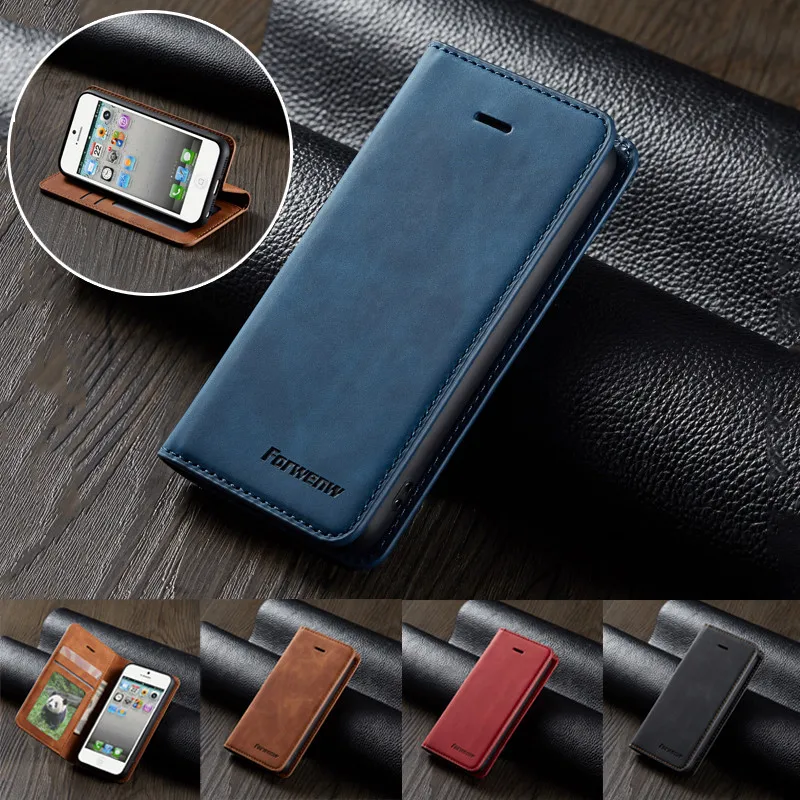 Силиконовый мягкий силиконовый защитный чехол для iPhone 5 5S кошелек Флип Ретро