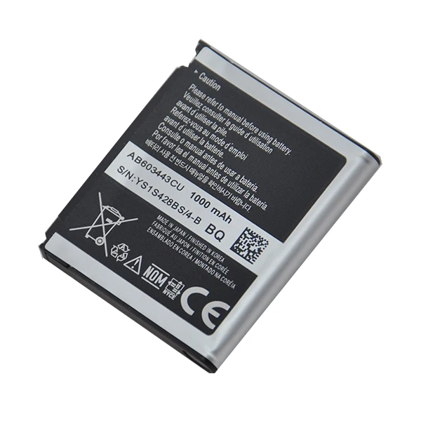 

Original 1000mAh AB603443CU Battery For SAMSUNG GT-S5230C GT-S5233A GT-S5233C GT-S5233S SGH-S5230 SGH-S5230