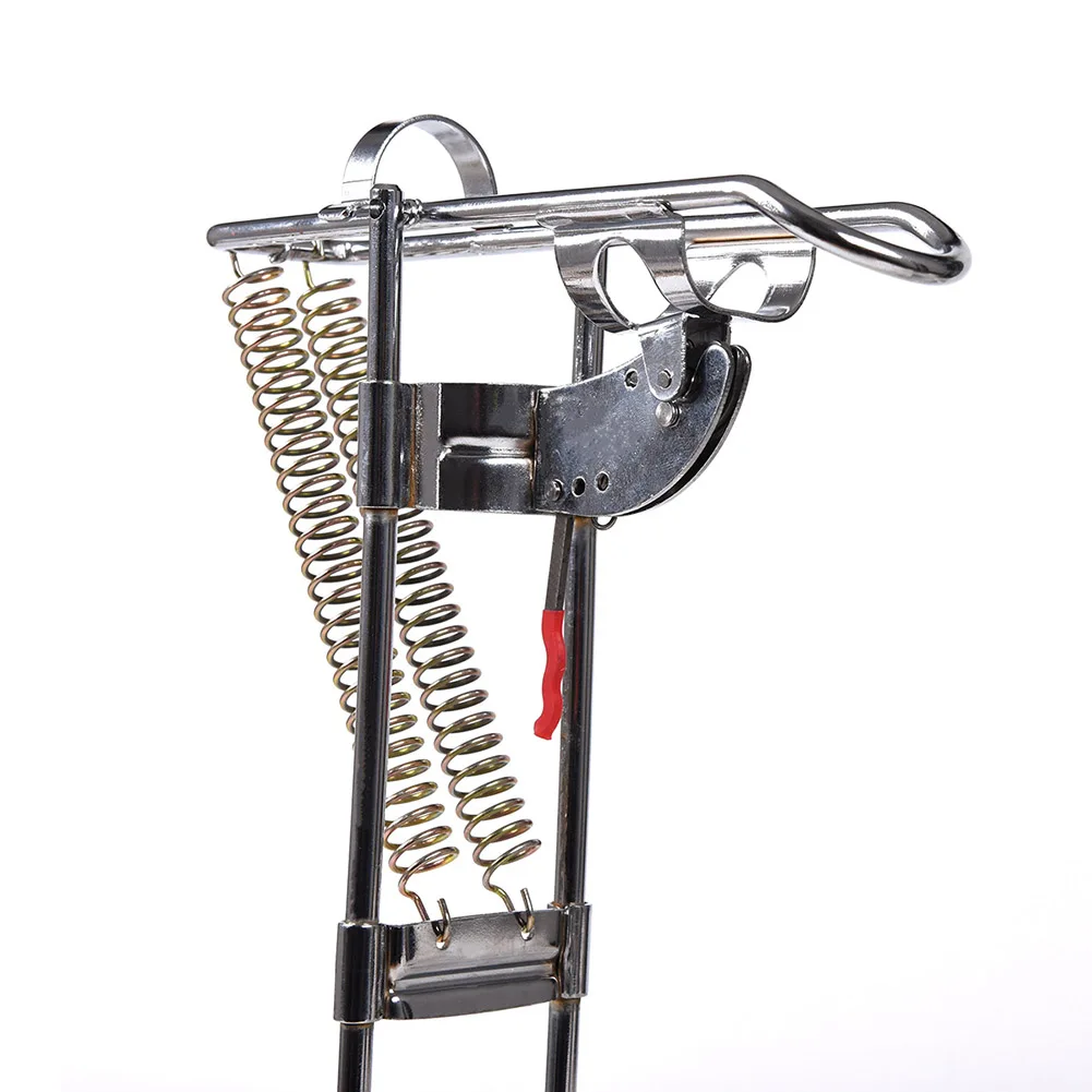 Держатель для удочки кронштейн крепление автоматический двойной пружинный угол