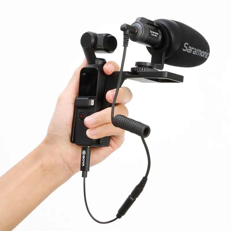 BOYA BY K серии 3 5 мм TRRS к Lightning/Type c/ OSMO Apple Android телефонный аудиокабель для микрофона