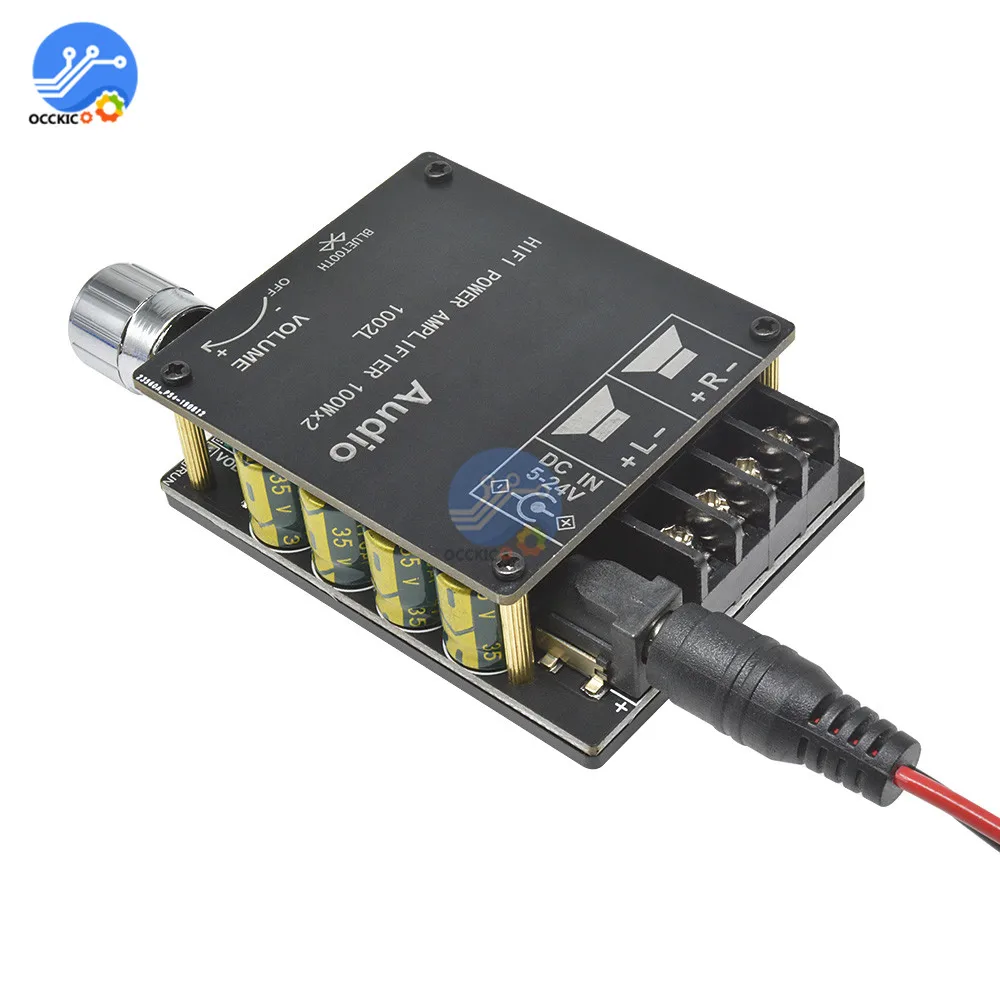 Беспроводная плата цифрового мини усилителя с поддержкой Bluetooth 5 0 Вт x2