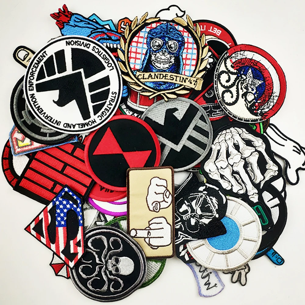 Индивидуальная фирменная вышитая нашивка с логотипом командного клуба нашивки