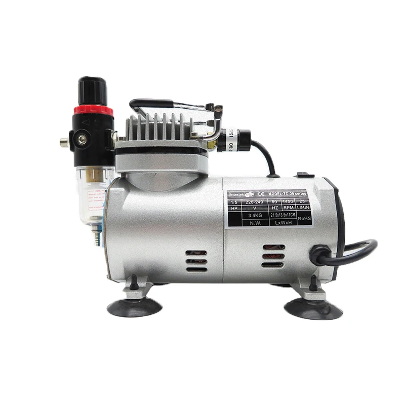 Маленький воздушный компрессор 18B стандартный насос цветной распылитель