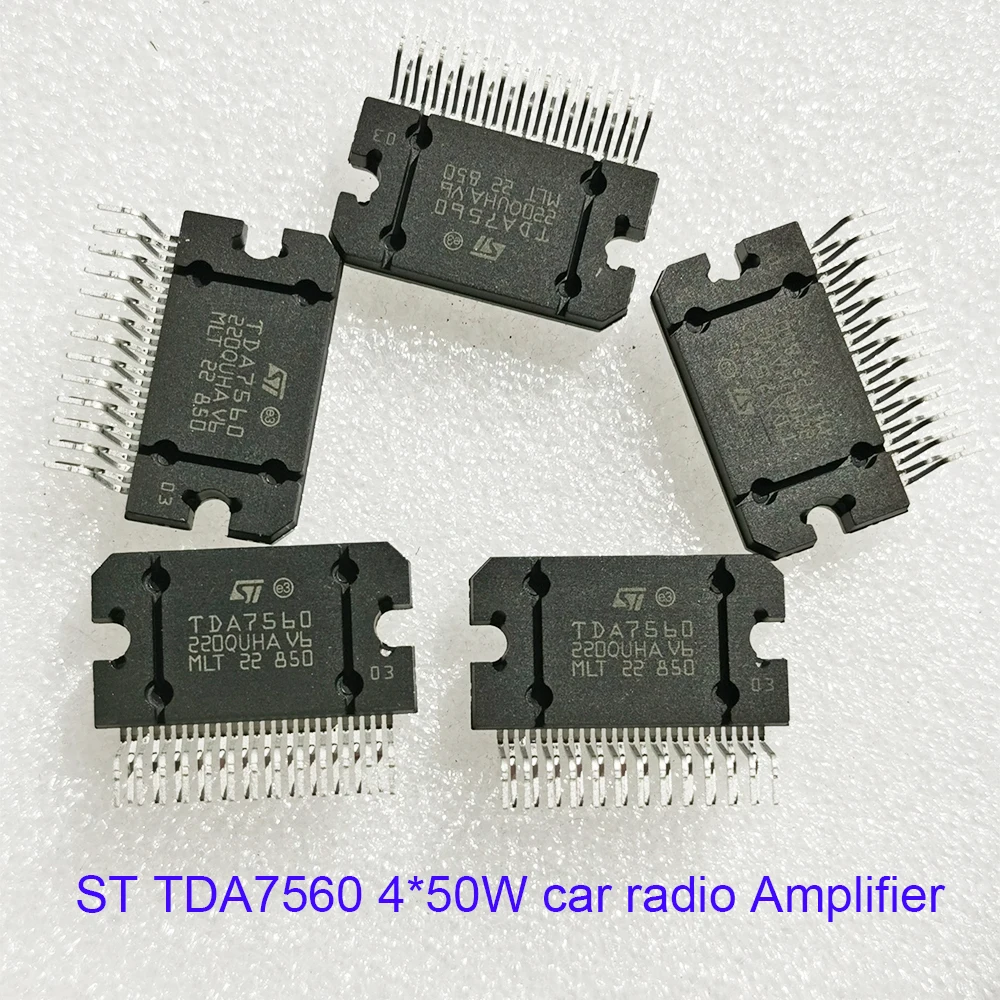 

Brand New Linear ST TDA7560 4x51W Quad Bridge Car Radio Amplifier Chip IC Vehicle Compoents 100% Original