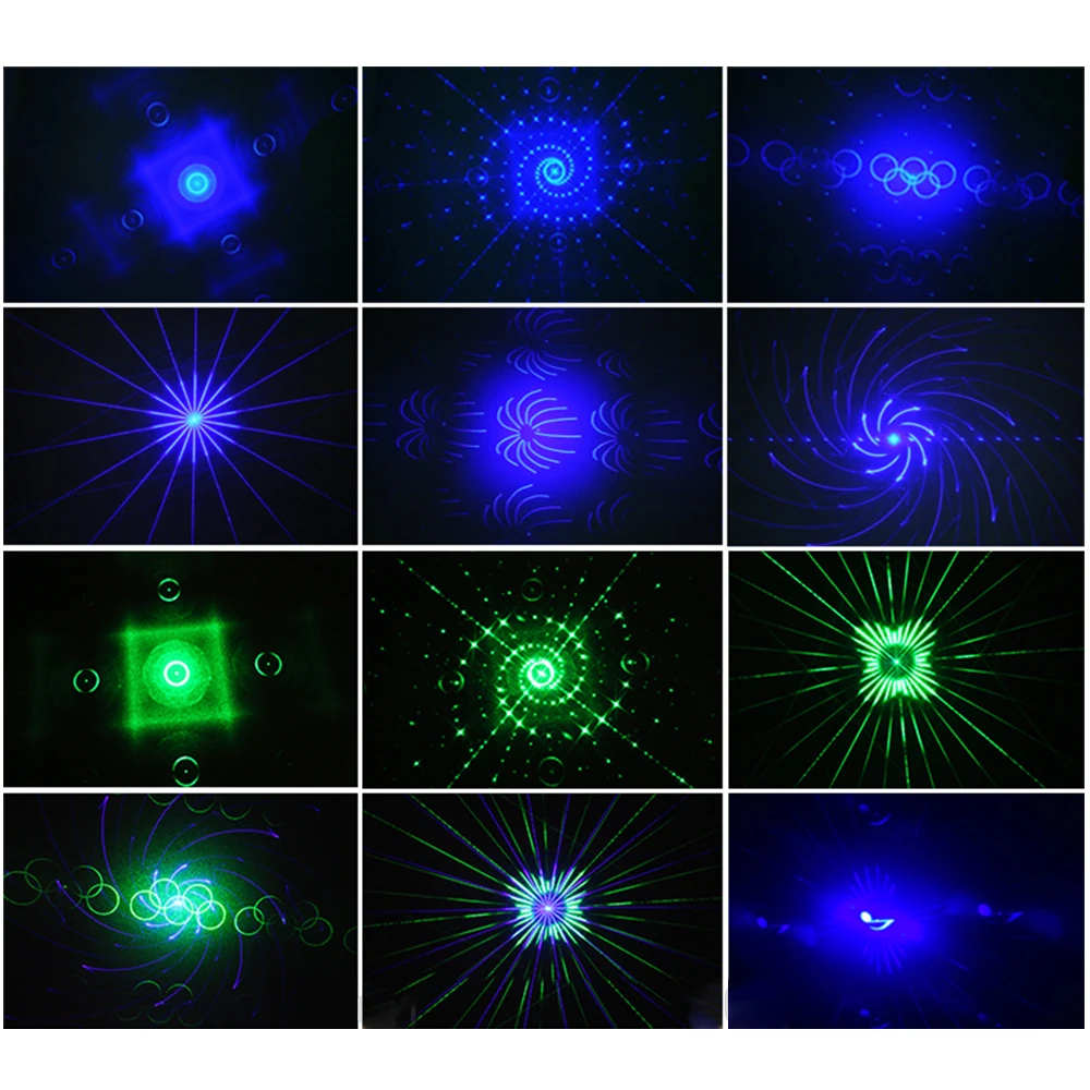 Светодиодный RGB лазерный проектор DMX512 сценический луч с 16 режимами освещения для