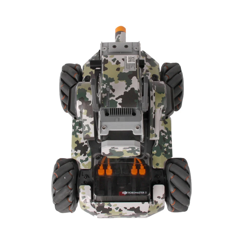 1PC PVC Sticker for DJI Robo Master S1 Shell Protection Car Red Yellow Shark Camouflage For Robomaster Accessories |