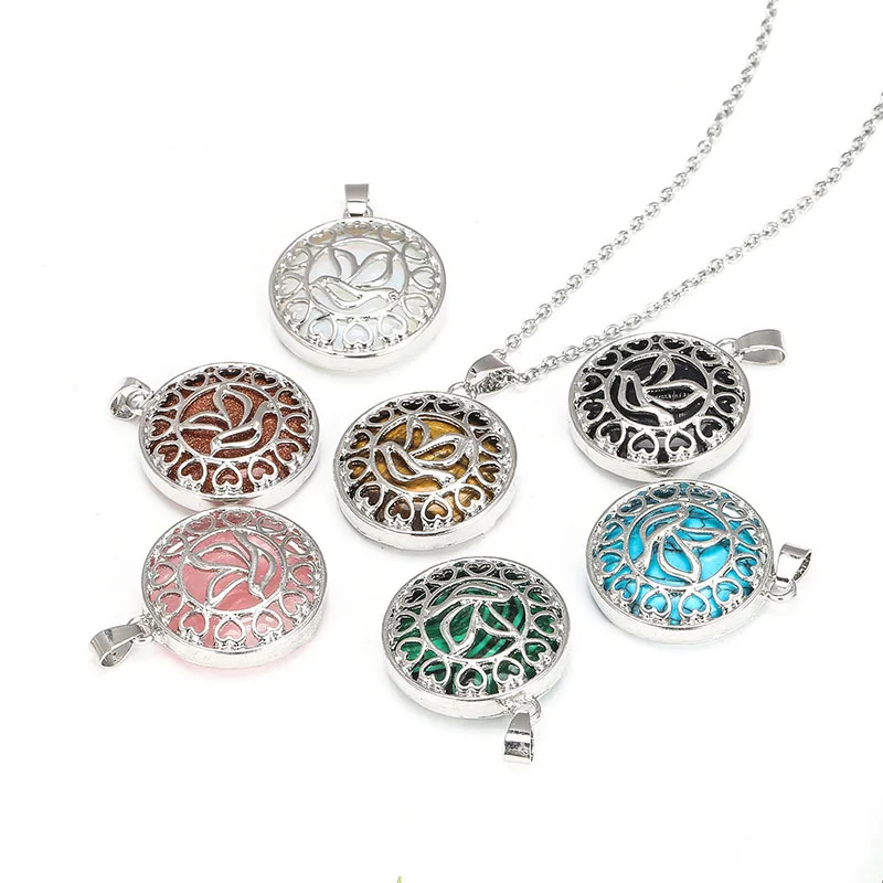 Мира голубь любовь подвеска ожерелье натуральный камень искусственное