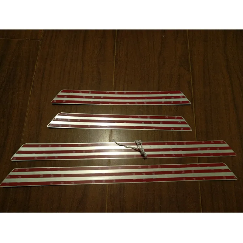 4 шт. Накладка на порог из нержавеющей стали для Skoda rapid 2012 2013 2014 2015 2016|Буксиры и