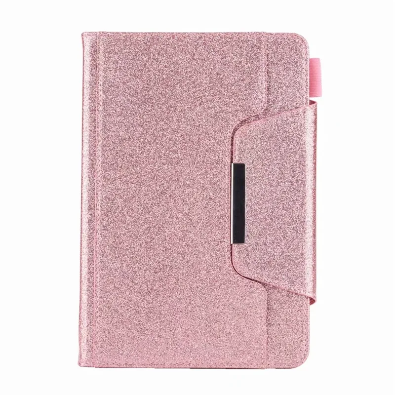 Rose Gold Для iPad Mini 5 Чехол Блестящий розовый золотой из искусственной кожи для iPad Mini 1 2 3 4 5 Coque чехол для iPad Mini чехол - Цвет: Rose Gold