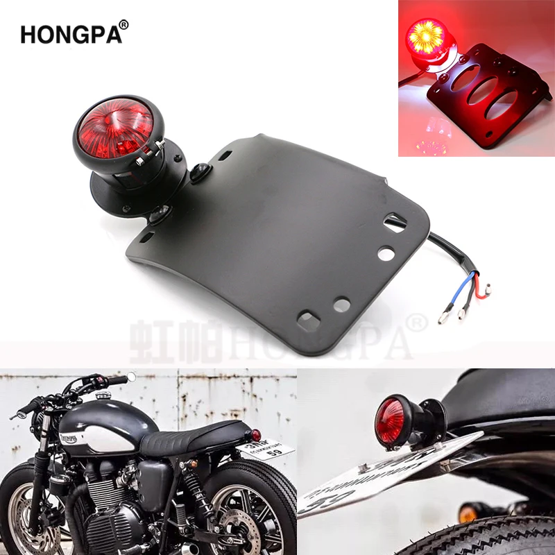 Мотоциклетный светодиодный задний фонарь с креплением сбоку Кронштейн