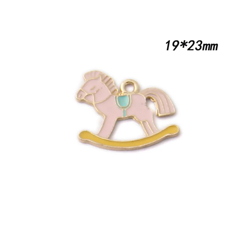 10 шт./Лот позолоченные подвески из эмалированного сплава | Украшения и аксессуары