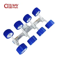 boat trailer soft wobble rollers kits 5 inch blue ribbed 18mm bore accessories parts