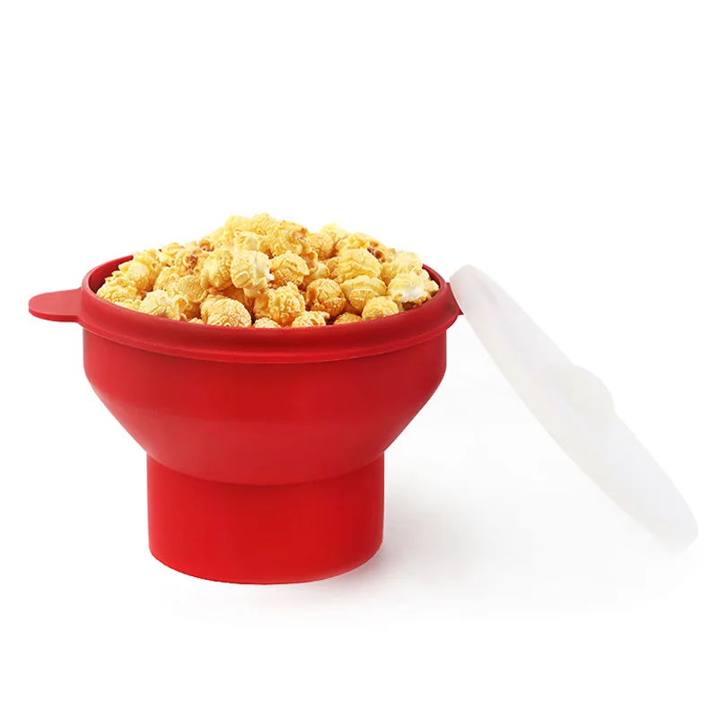 

Microwave Silicone Popcorn Bowl Popcorn Maker Container Contenedores de palomitas de maiz para microondas kitchen tool healty
